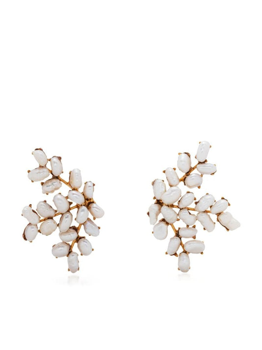 Gold-tone Franca Pearl Earrings