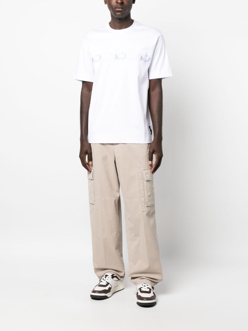 Neutral Logo Patch Cargo Trousers