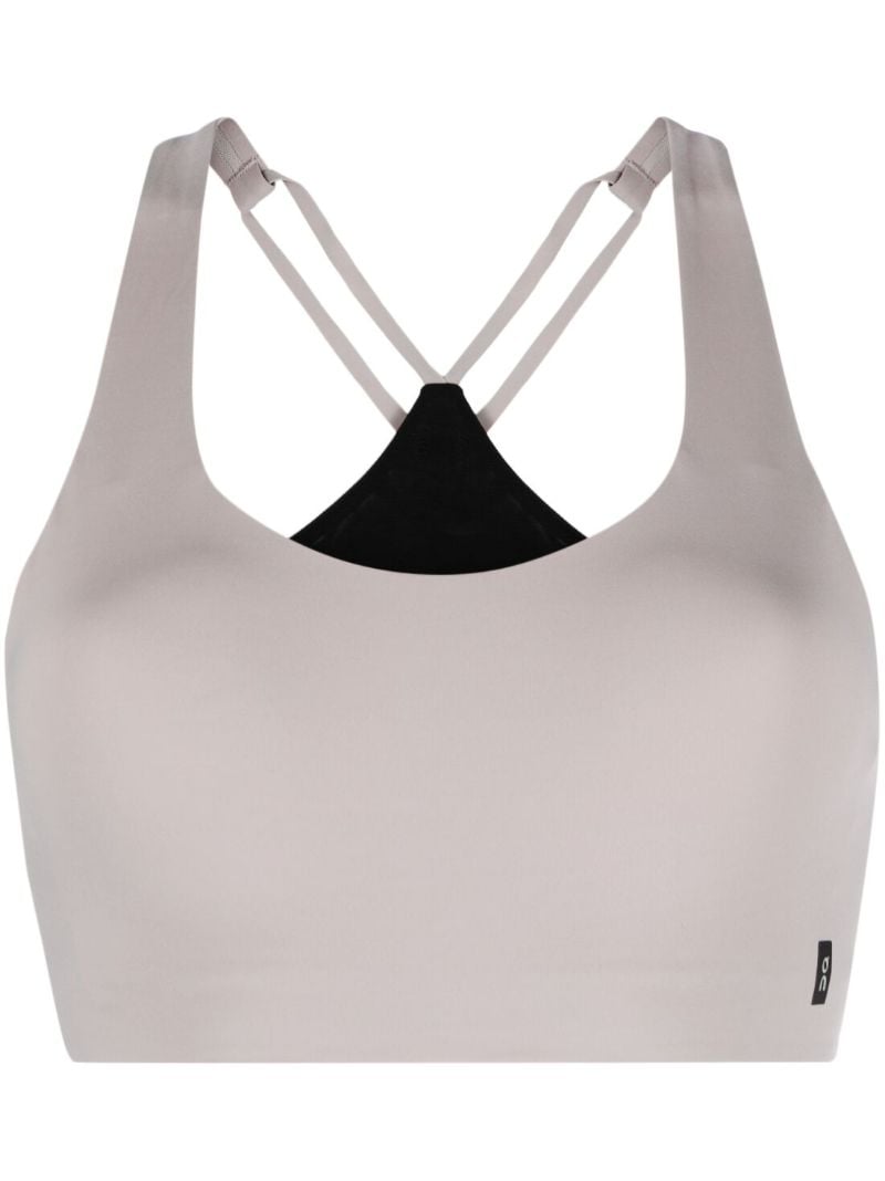 Grey Active Training Sports Bra
