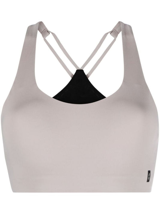 Grey Active Training Sports Bra