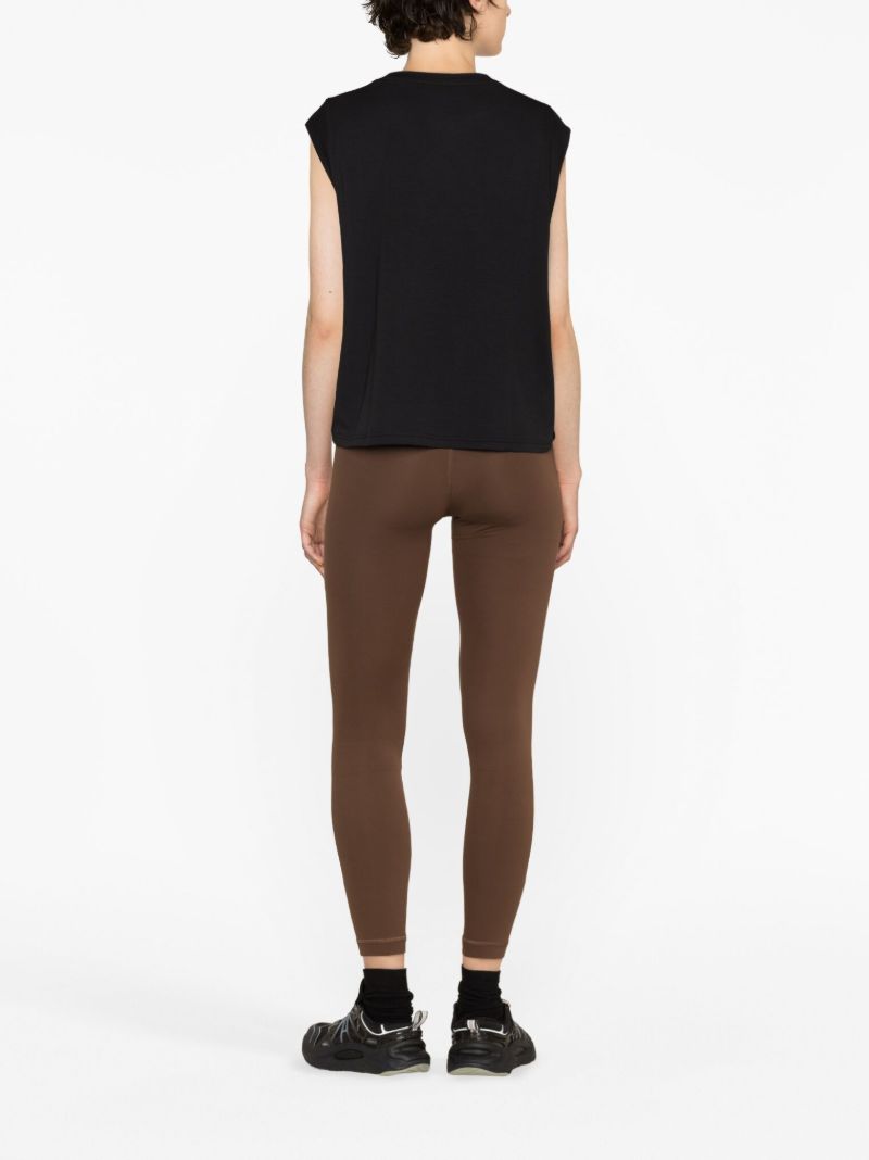 Black Focus Crop Training Vest