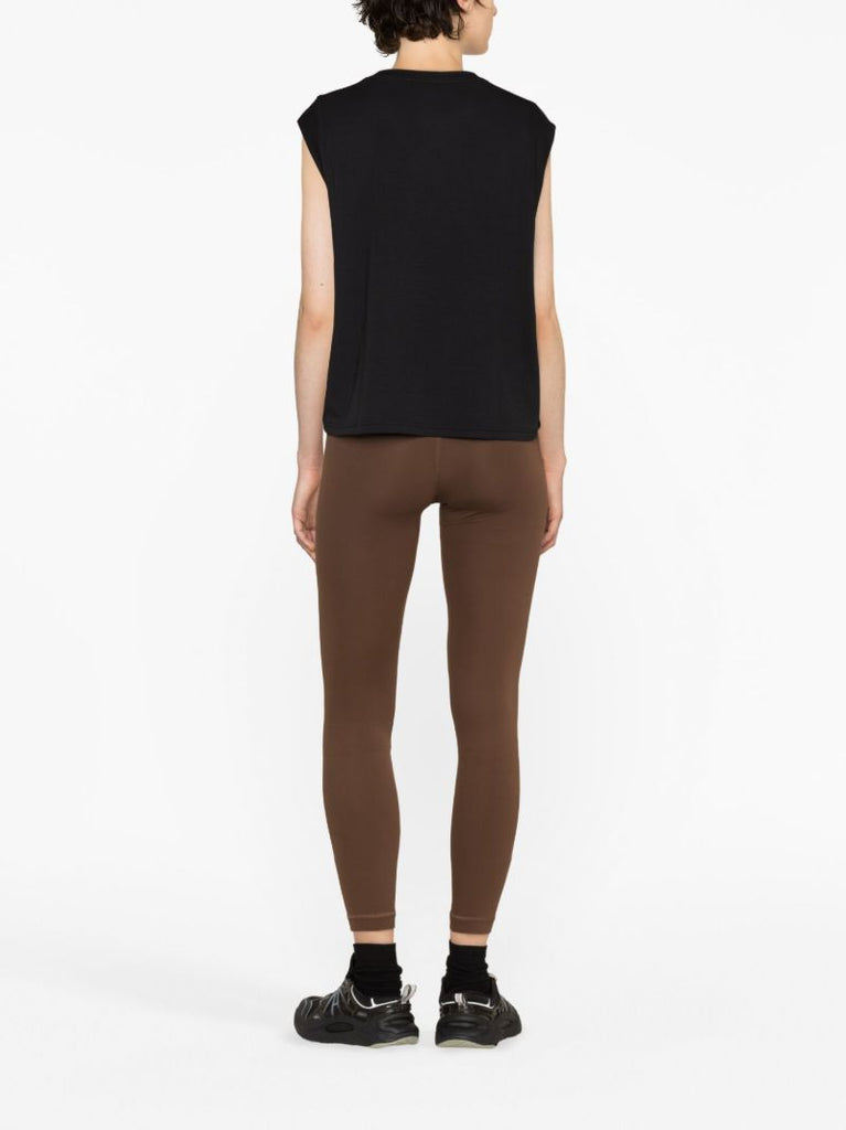 Black Focus Crop Training Vest
