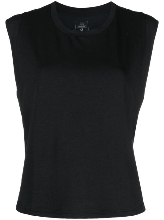 Black Focus Crop Training Vest
