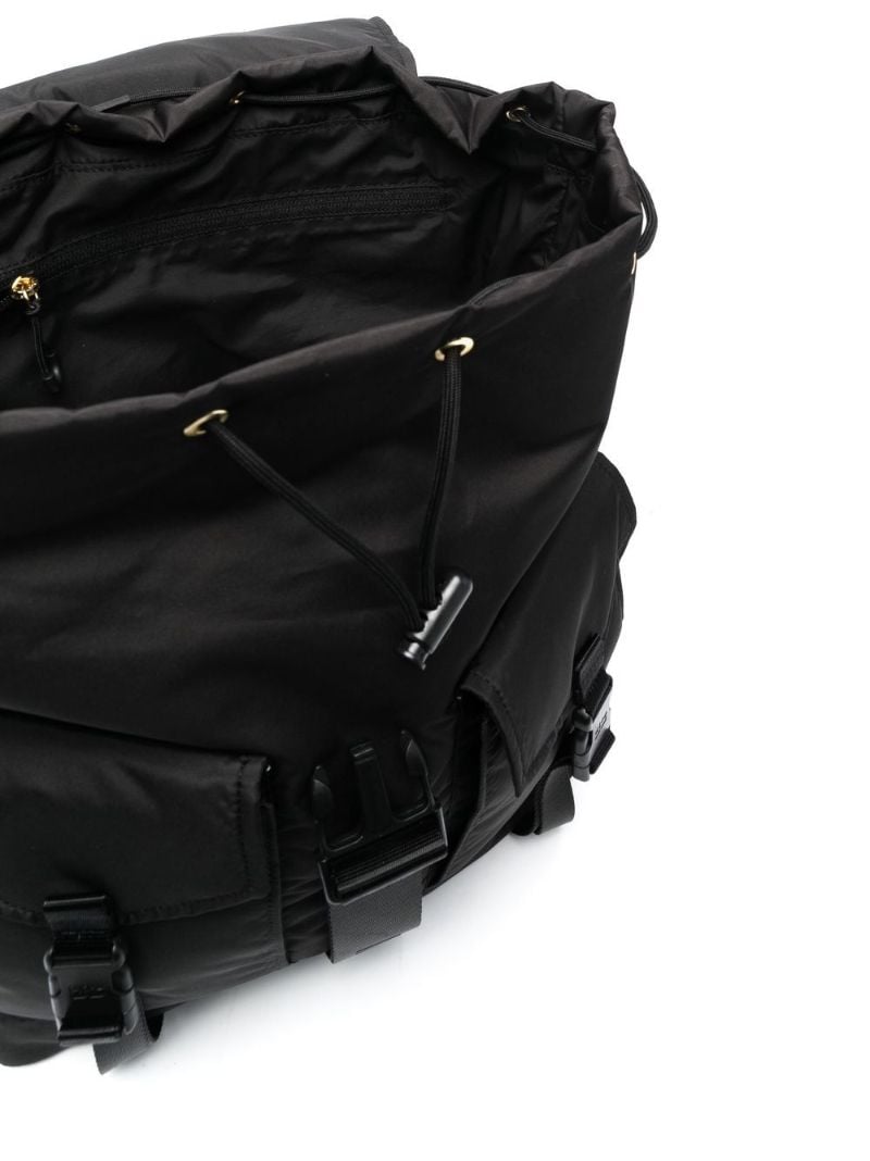 Black Tech Multi-pocket Backpack