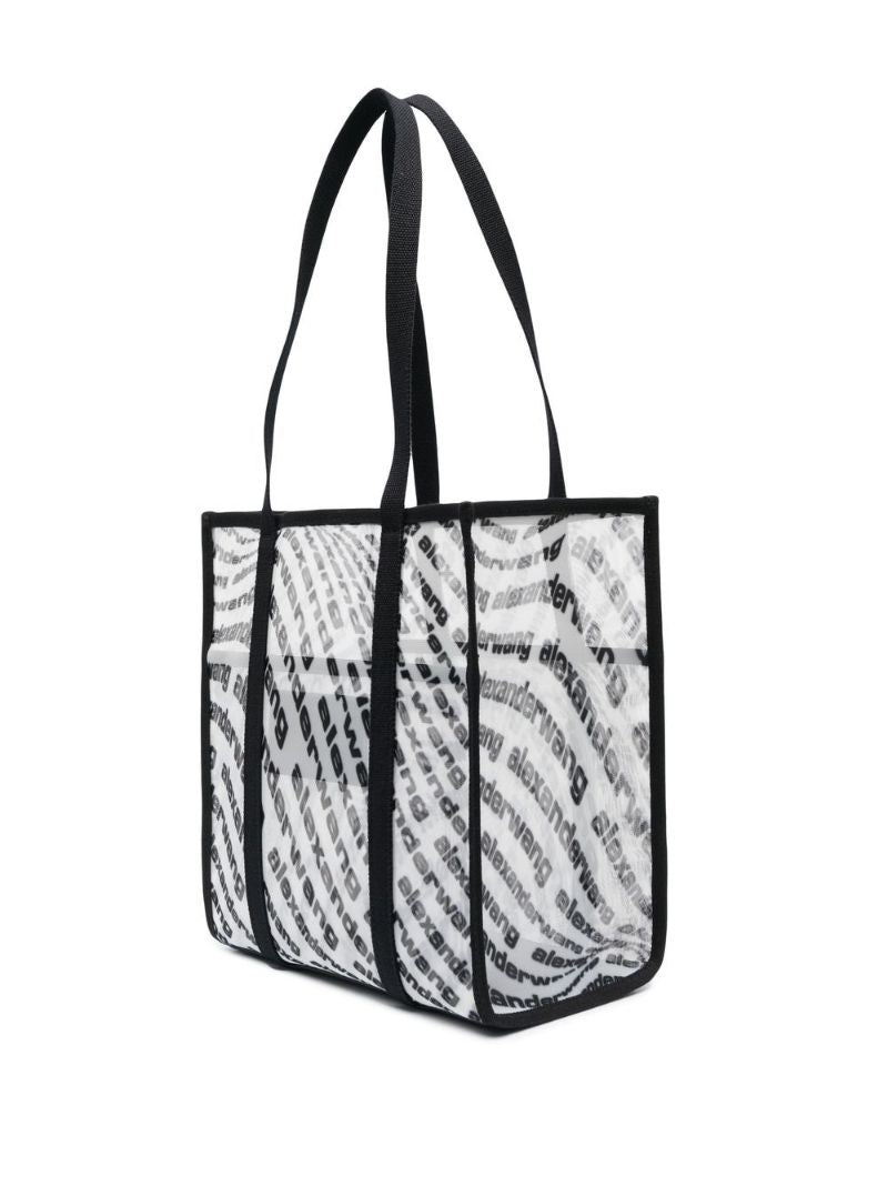 Black the Freeze Large Tote Bag