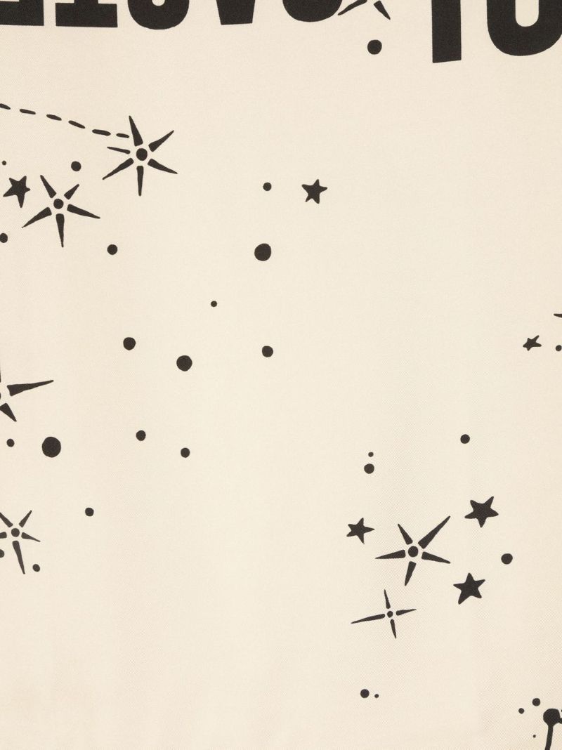Neutral Castellologie Constellation Print Silk Scarf