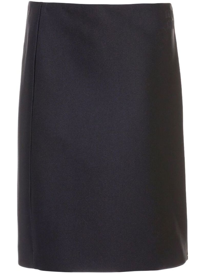Black Radzimir Midi Pencil Skirt