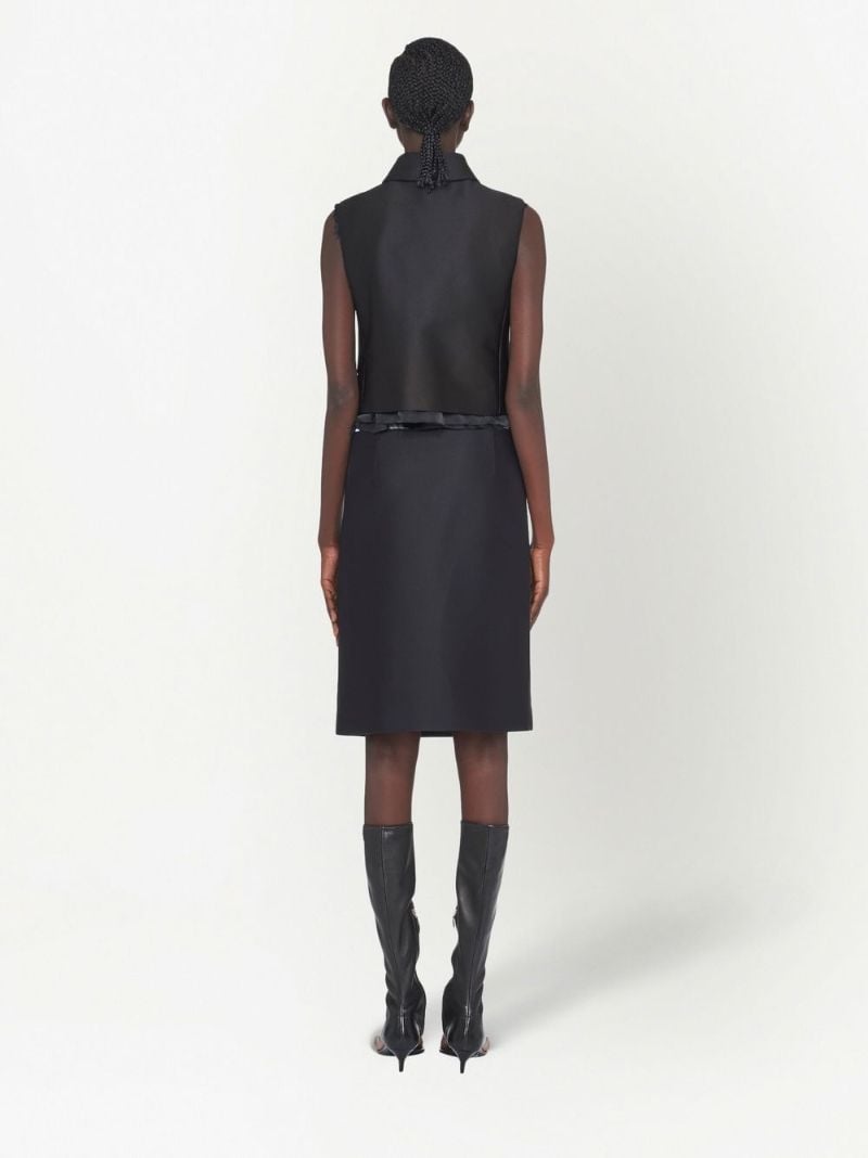 Black Radzimir Midi Pencil Skirt