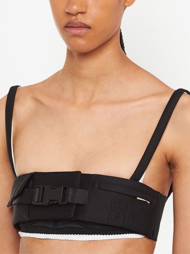 Black Radzimir Bralette Top