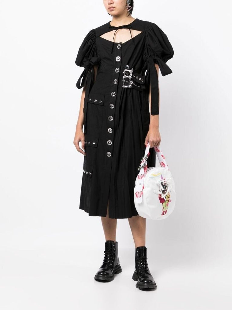 Black Islander Organic Cotton Midi Dress