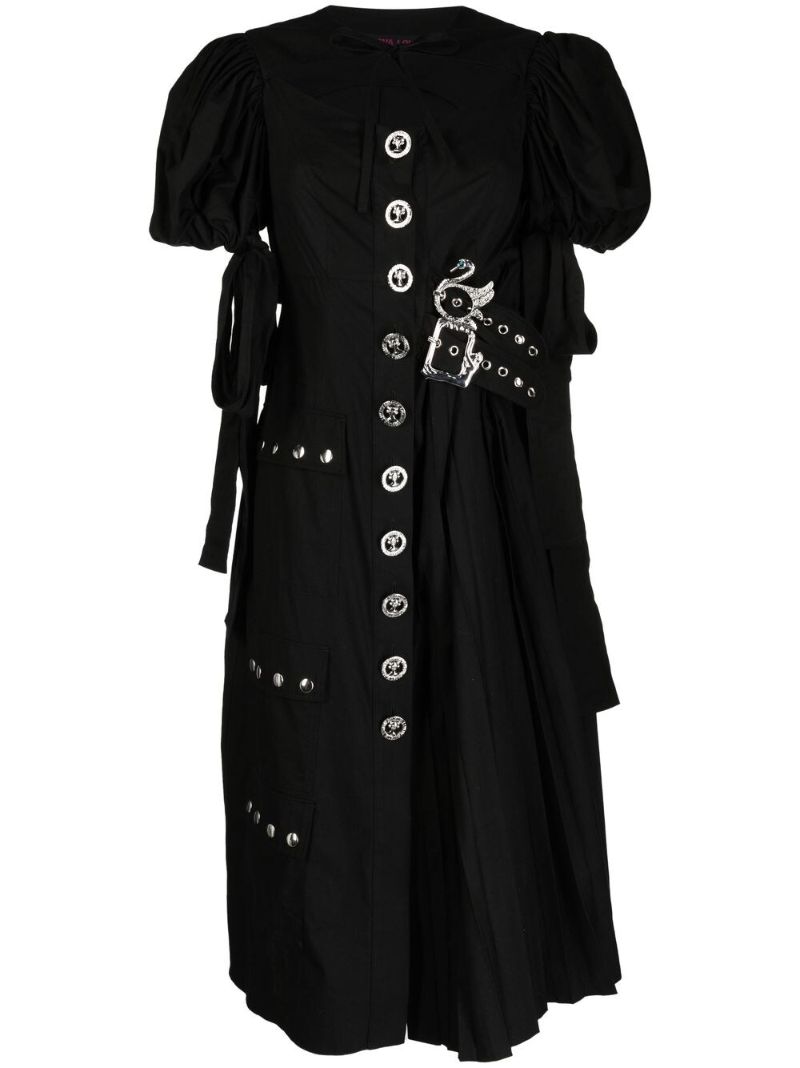 Black Islander Organic Cotton Midi Dress