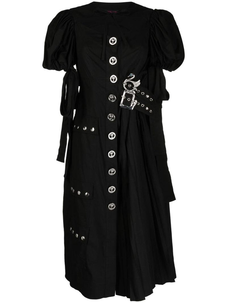 Black Islander Organic Cotton Midi Dress