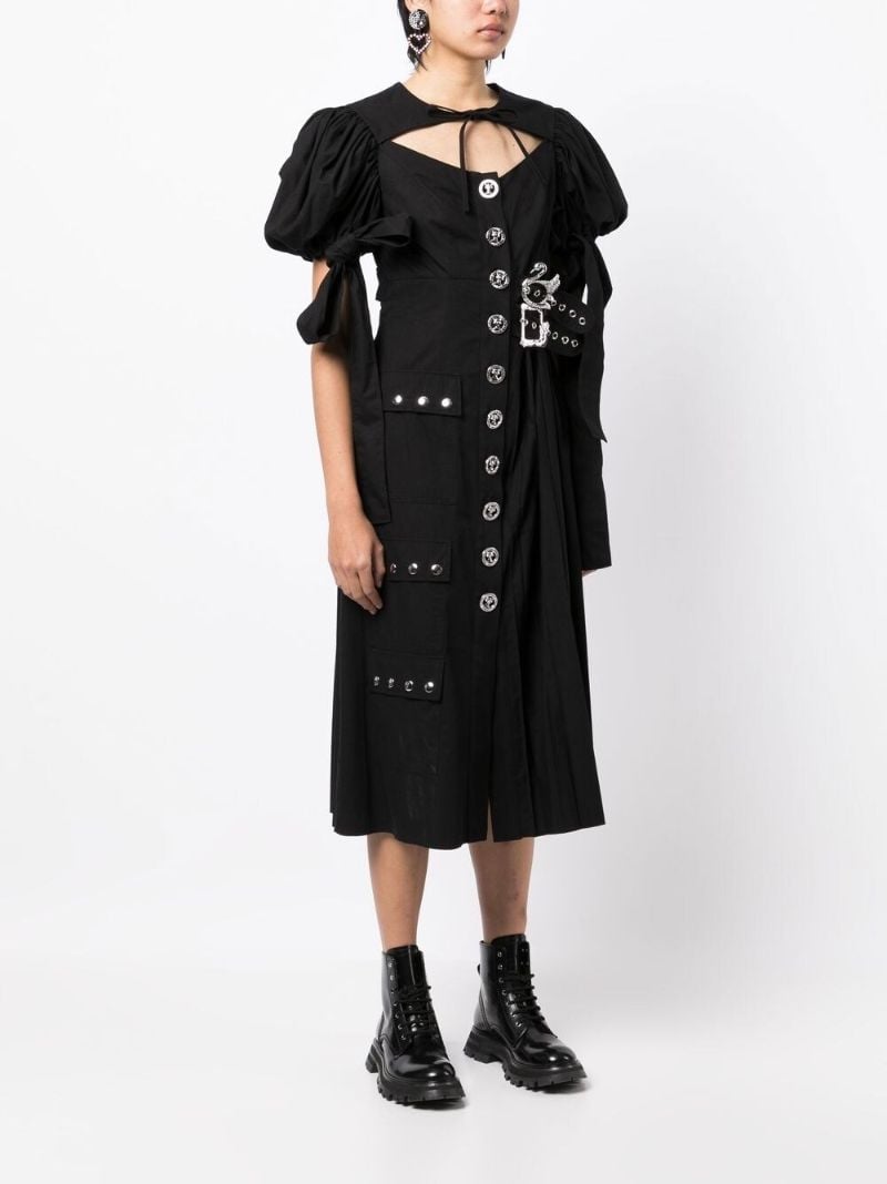 Black Islander Organic Cotton Midi Dress