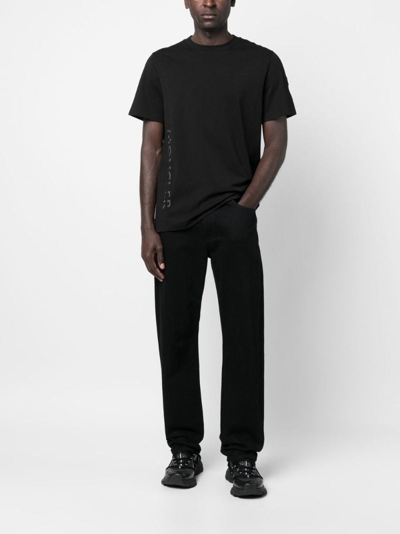 Black Logo Print T-shirt
