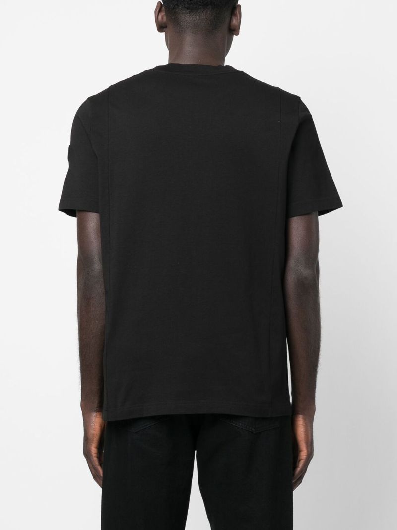 Black Logo Print T-shirt