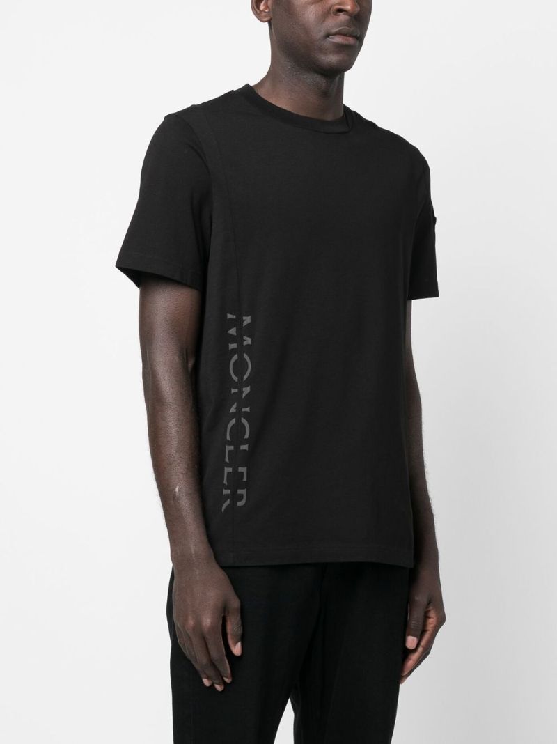 Black Logo Print T-shirt