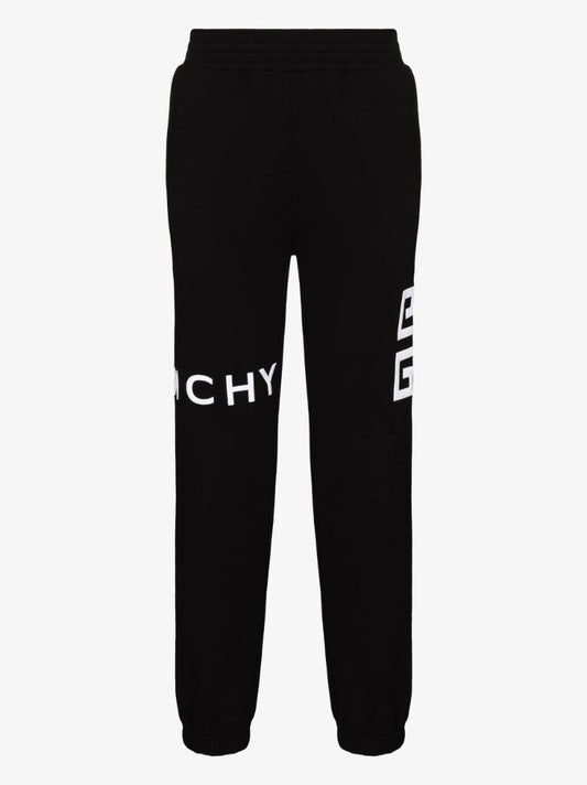 Logo Embroidered Cotton Track Pants
