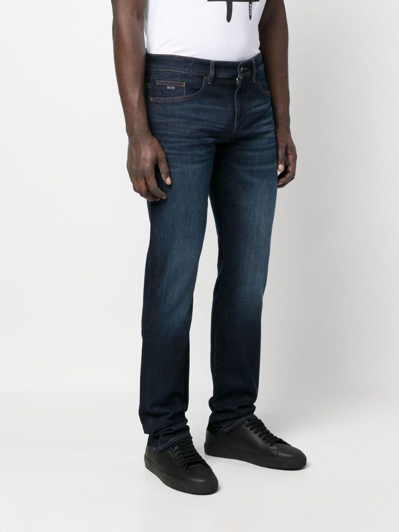 Blue Delaware Straight-leg Jeans