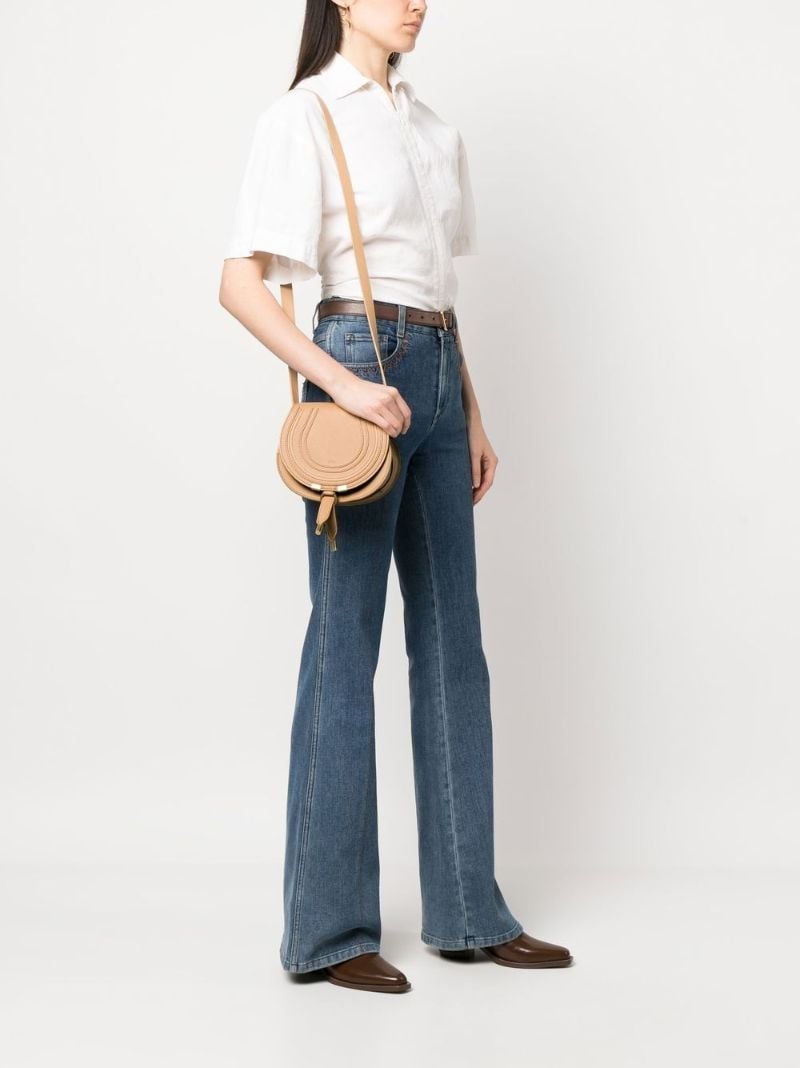 Neutral Marcie Small Leather Cross Body Bag