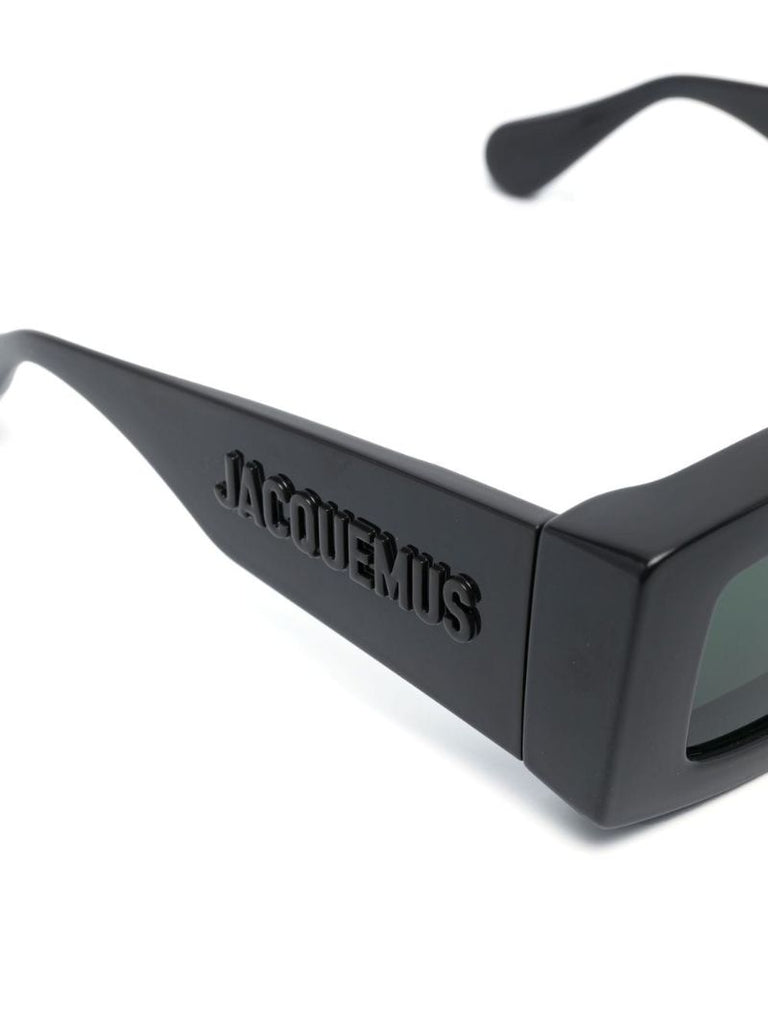 Black Les Lunettes Tupi Square Sunglasses