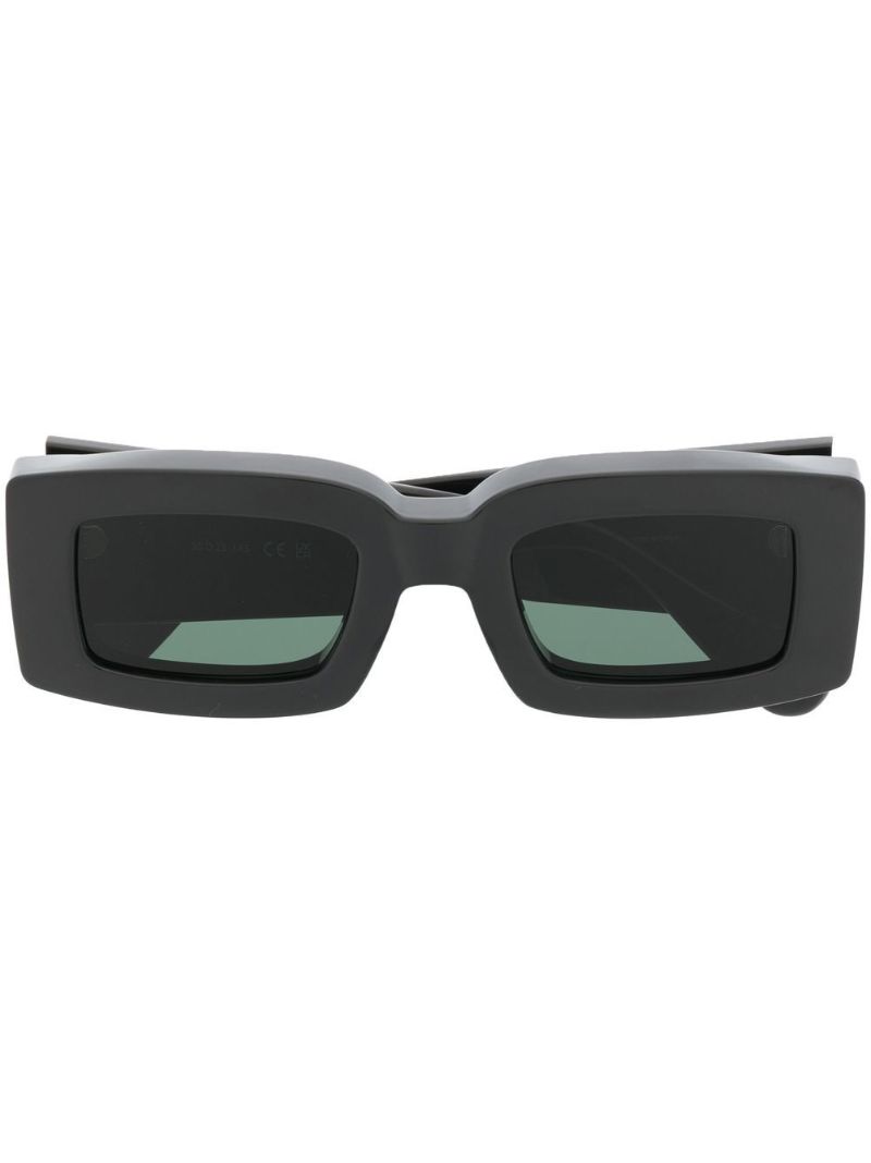Black Les Lunettes Tupi Square Sunglasses