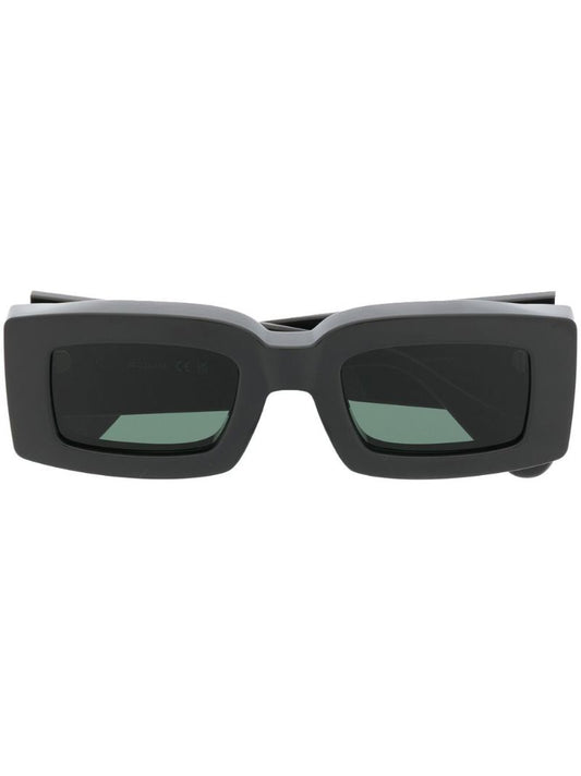 Black Les Lunettes Tupi Square Sunglasses