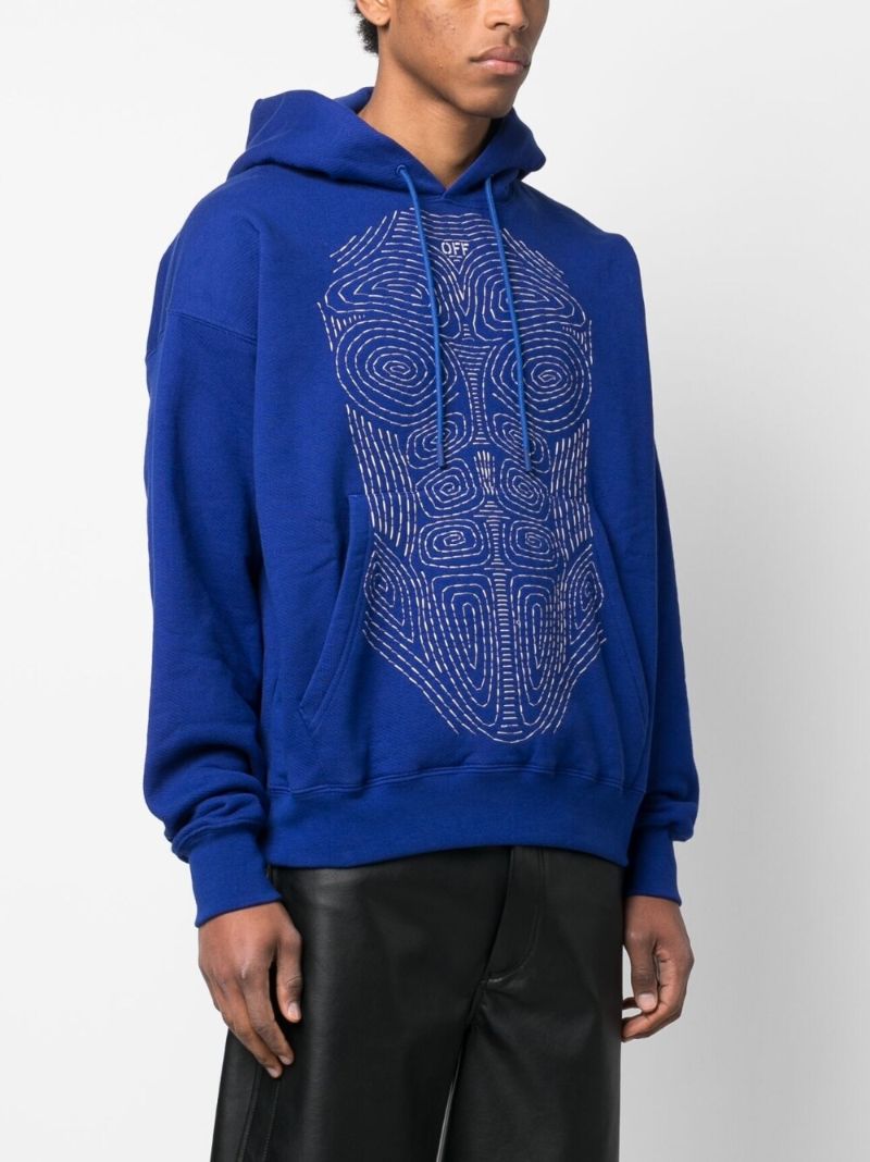 Blue Body Stitch Skate Hoodie