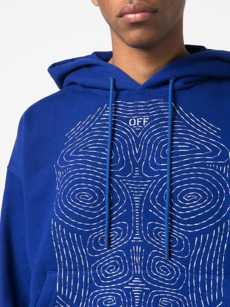 Blue Body Stitch Skate Hoodie
