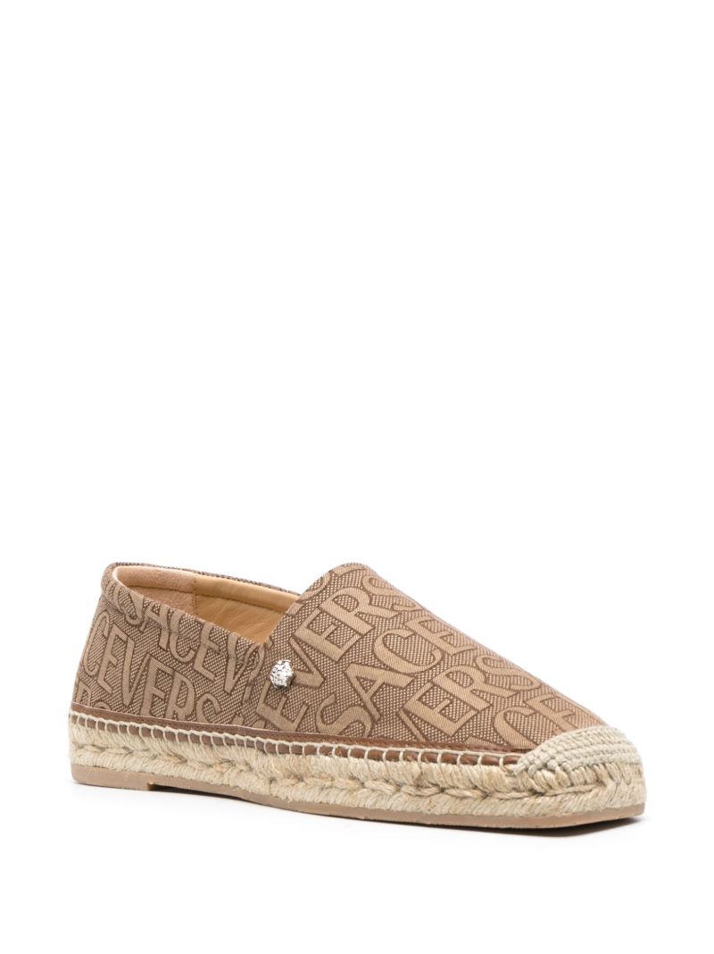 Brown Versace Allover Espadrilles