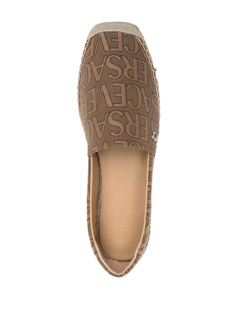 Brown Versace Allover Espadrilles