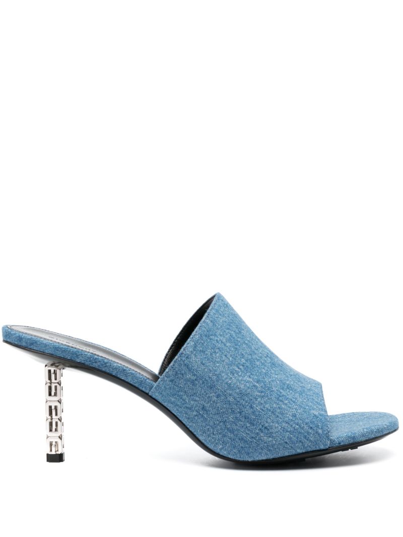 Blue G Cube 70 Denim Mules