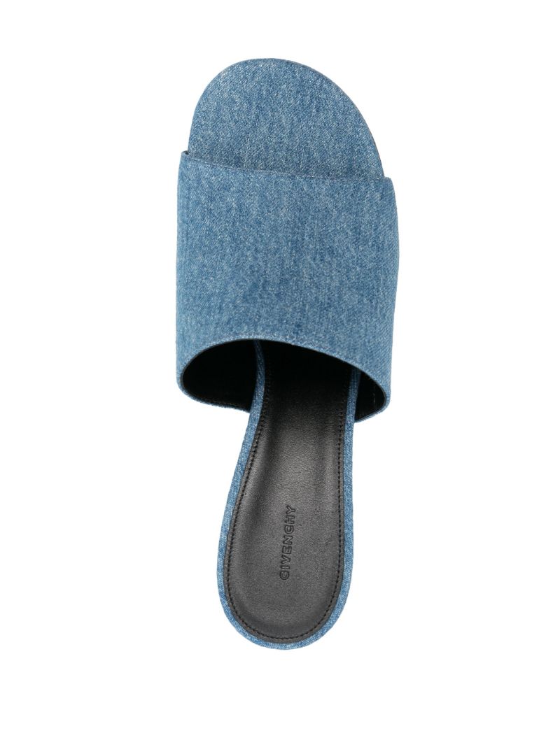 Blue G Cube 70 Denim Mules