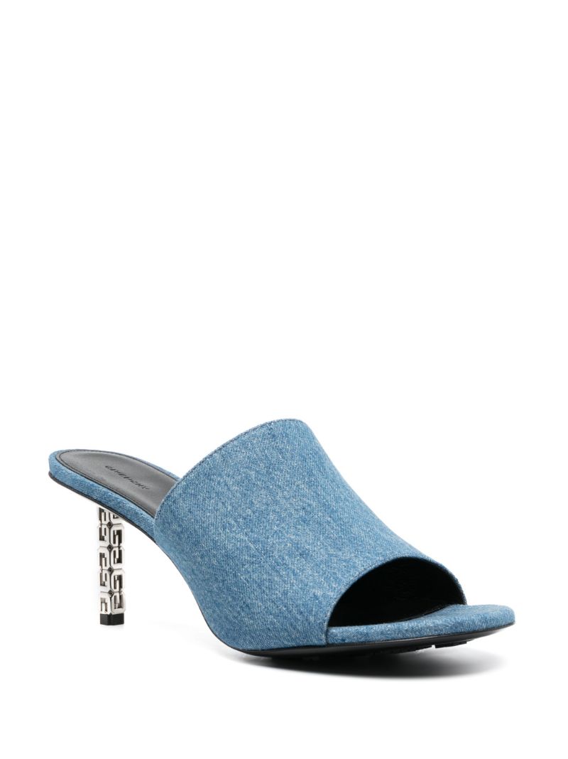 Blue G Cube 70 Denim Mules