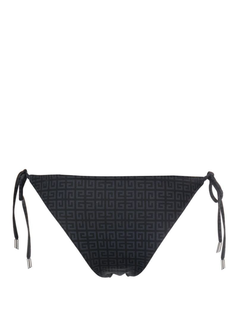 Black Logo Jacquard Bikini Bottom