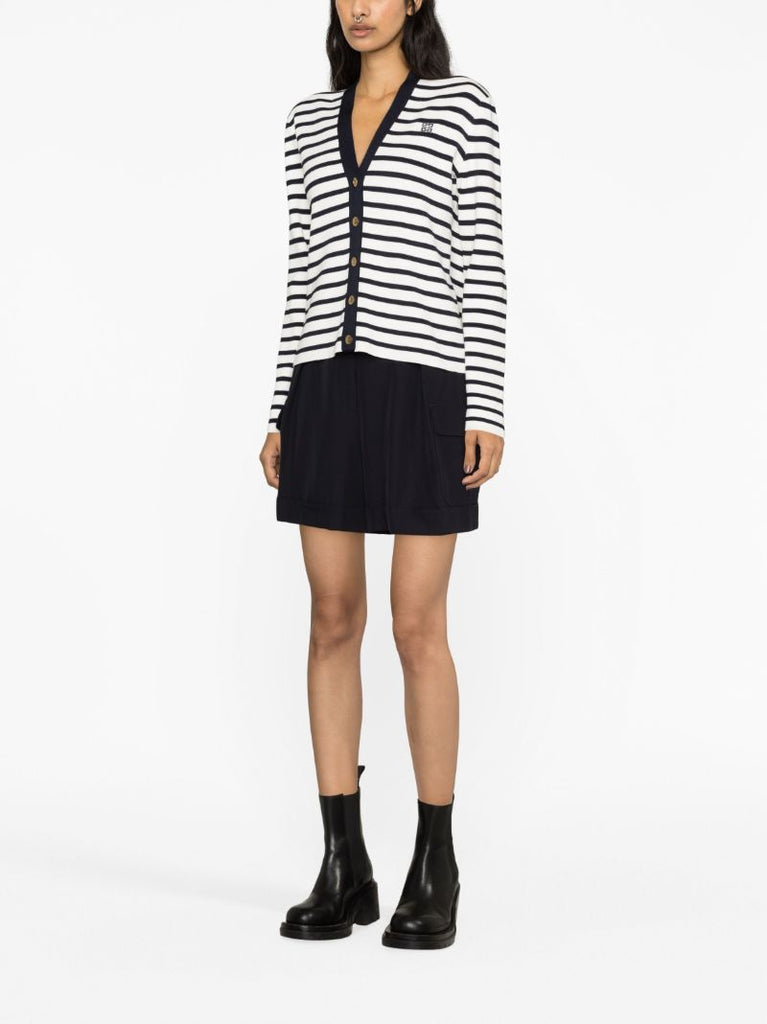 Blue Sailor Striped Cardigan