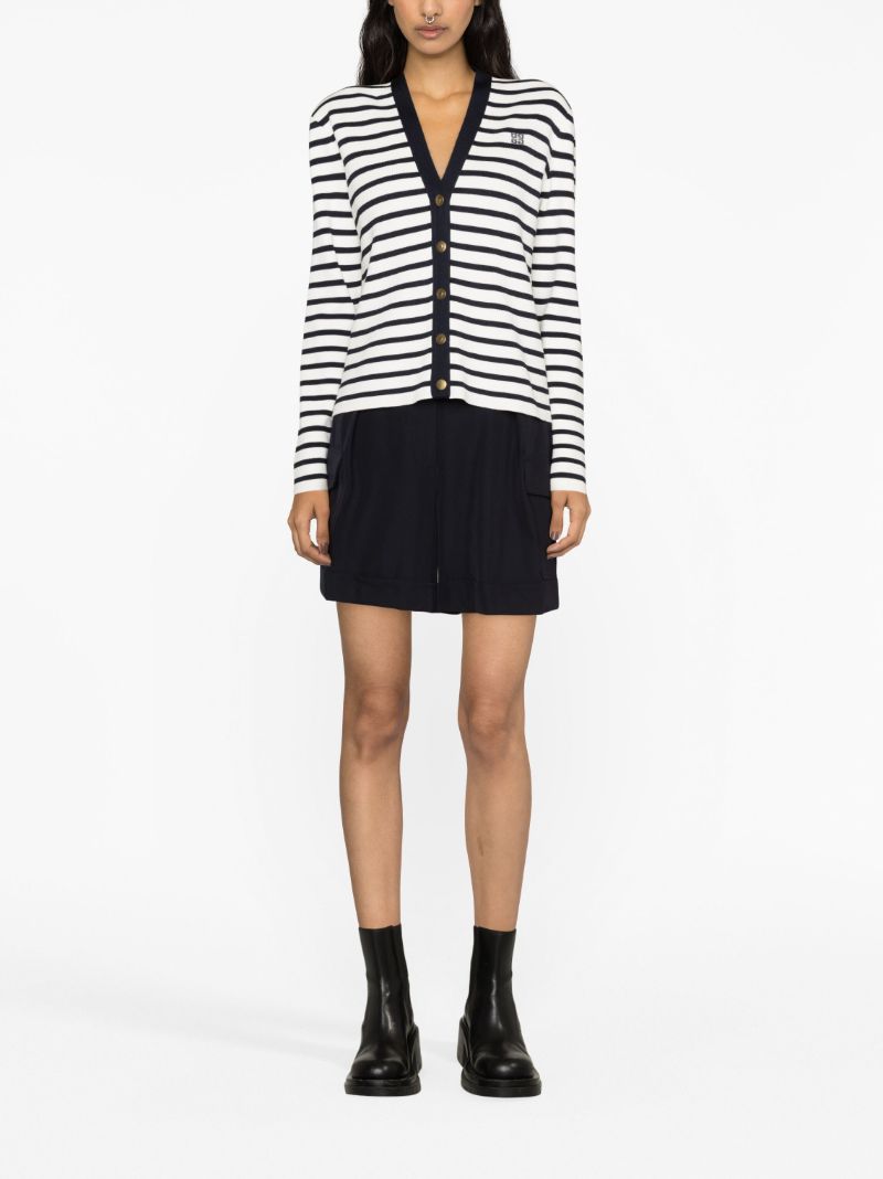 Blue Sailor Striped Cardigan