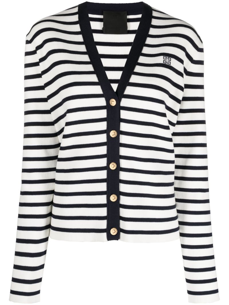 Blue Sailor Striped Cardigan