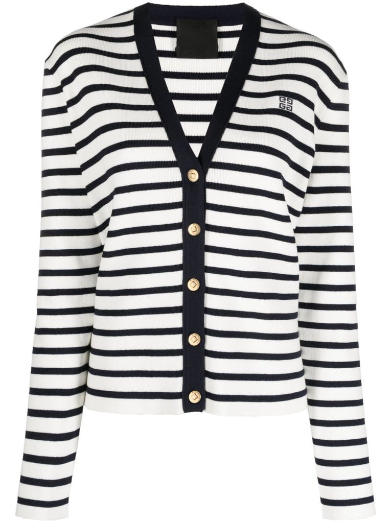 Blue Sailor Striped Cardigan