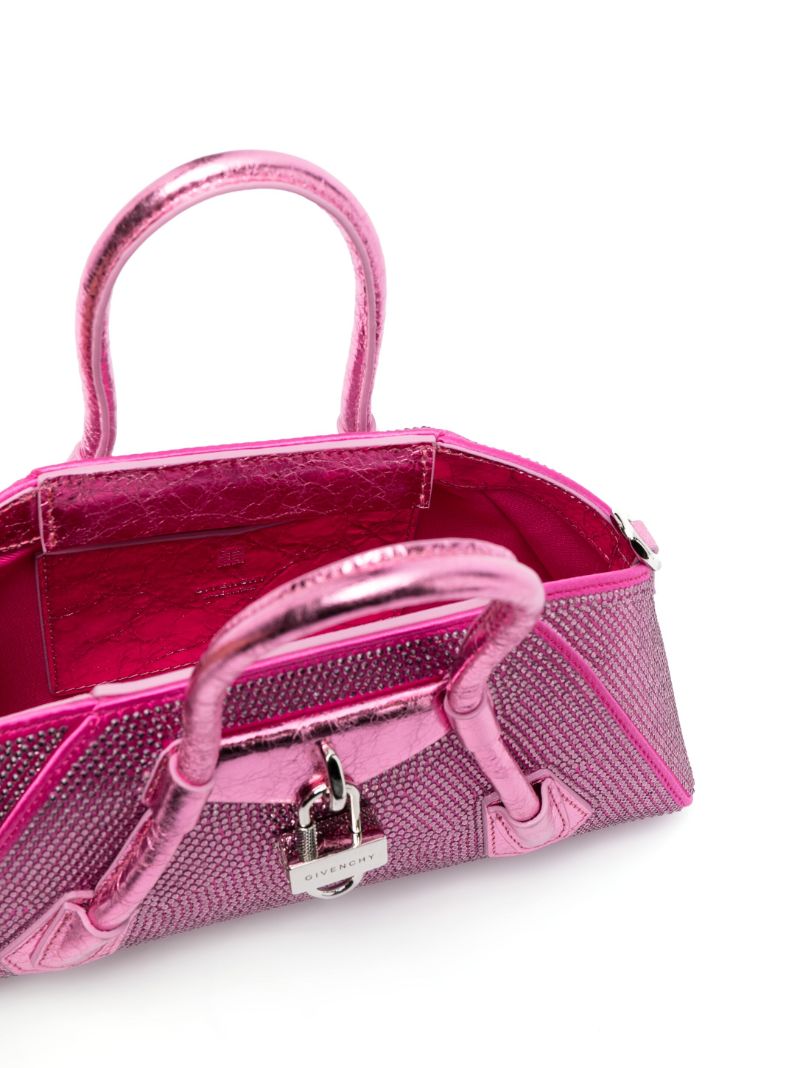 Pink Antigona Stretch Mini Top Handle Bag