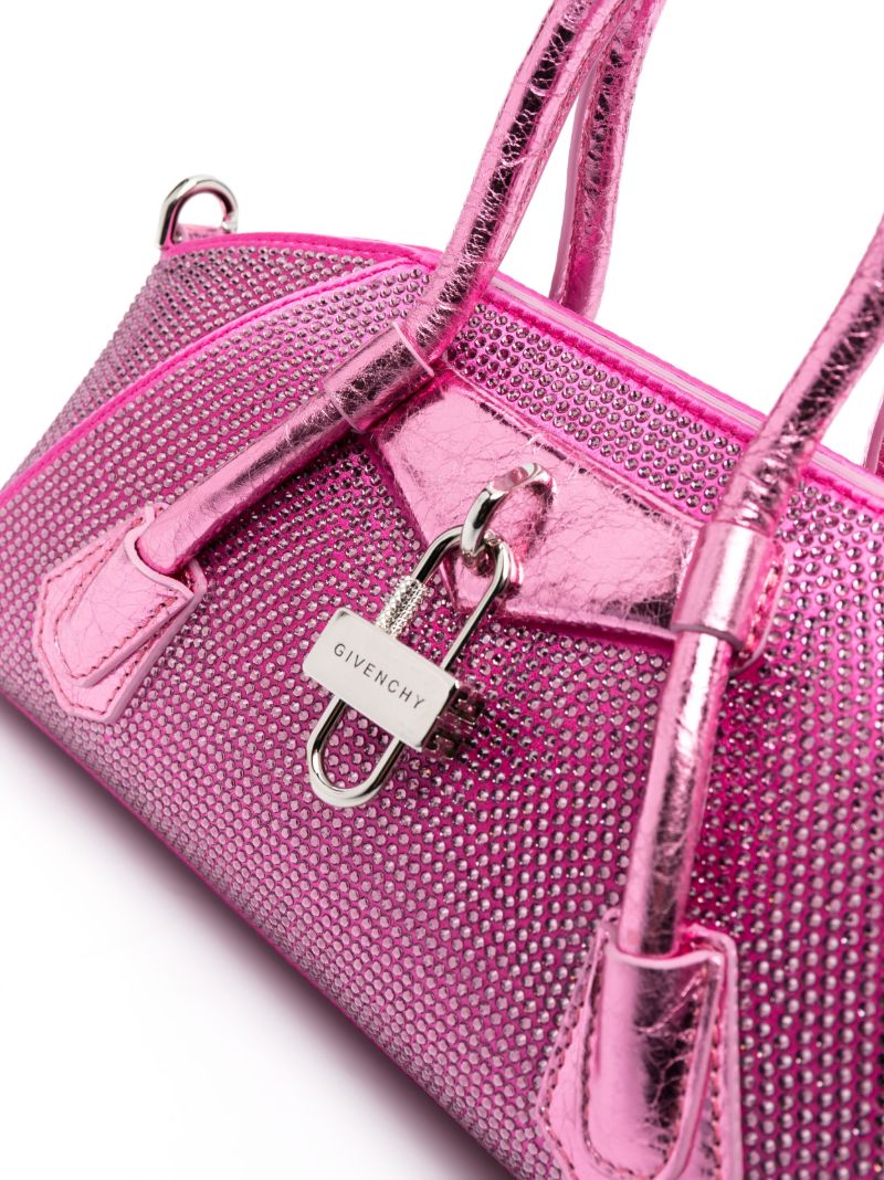Pink Antigona Stretch Mini Top Handle Bag