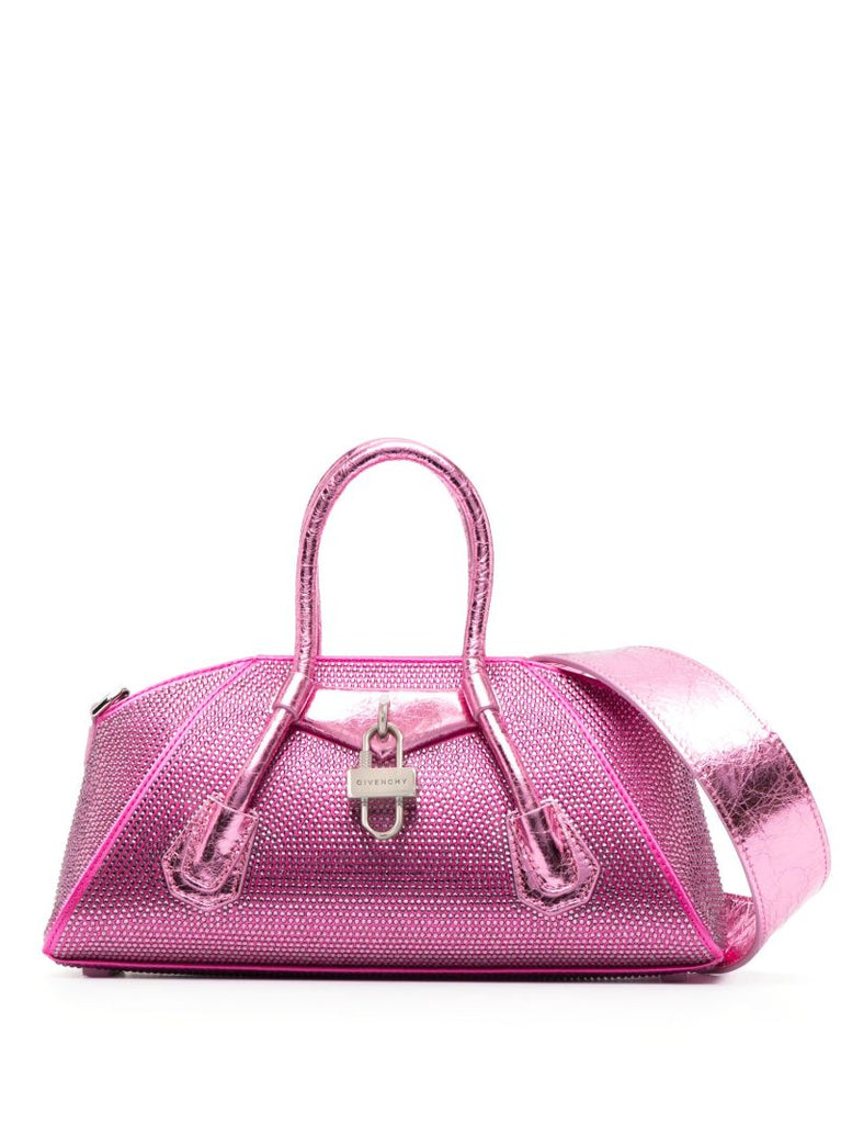 Pink Antigona Stretch Mini Top Handle Bag
