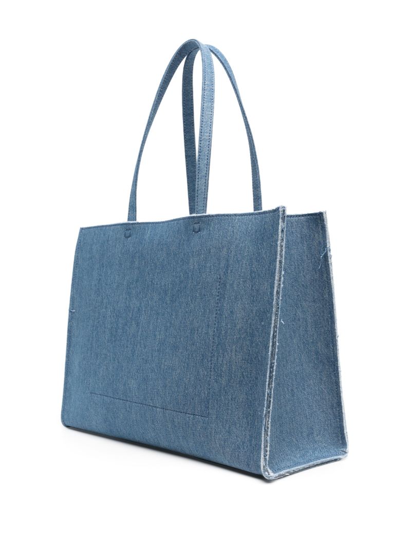 Blue G-tote Denim Tote Bag