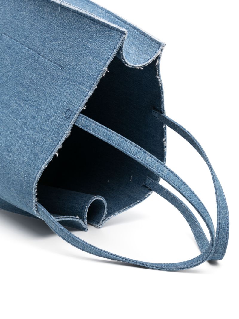 Blue G-tote Denim Tote Bag