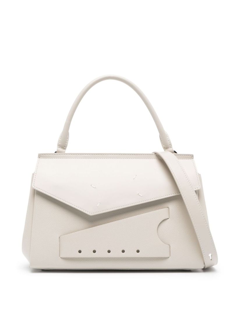 Neutral Small Snatched Tote Bag
