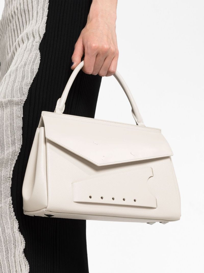 Neutral Small Snatched Tote Bag