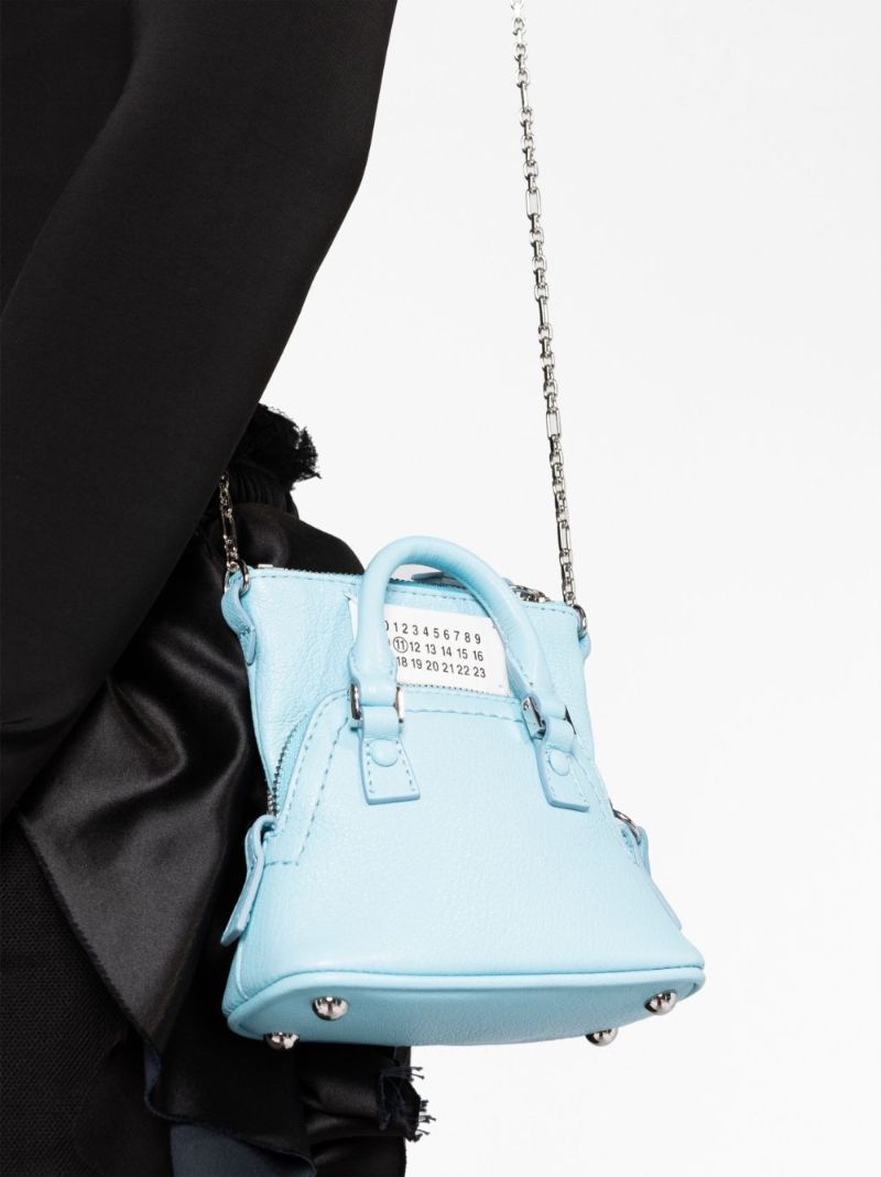 Blue 5ac Classique Baby Shoulder Bag