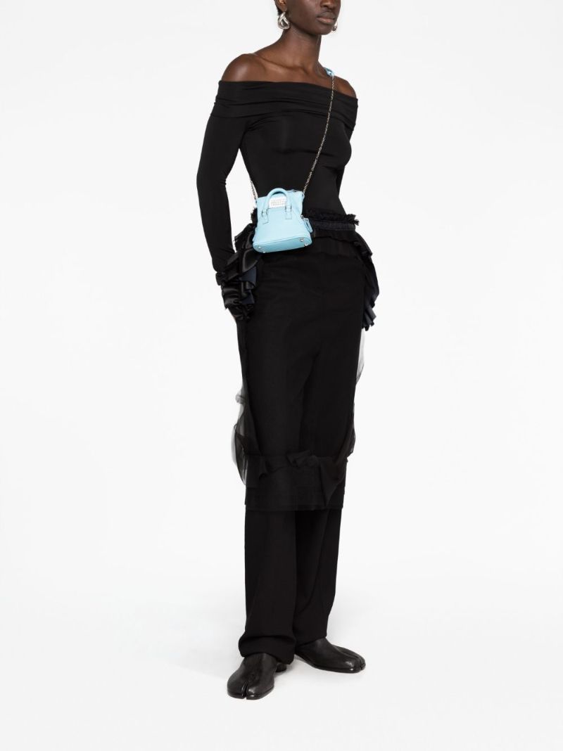 Blue 5ac Classique Baby Shoulder Bag