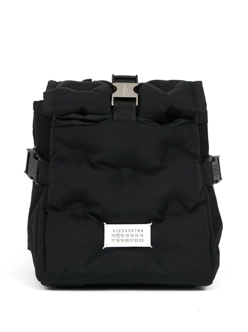 Black Glam Slam Logo-patch Small Backpack