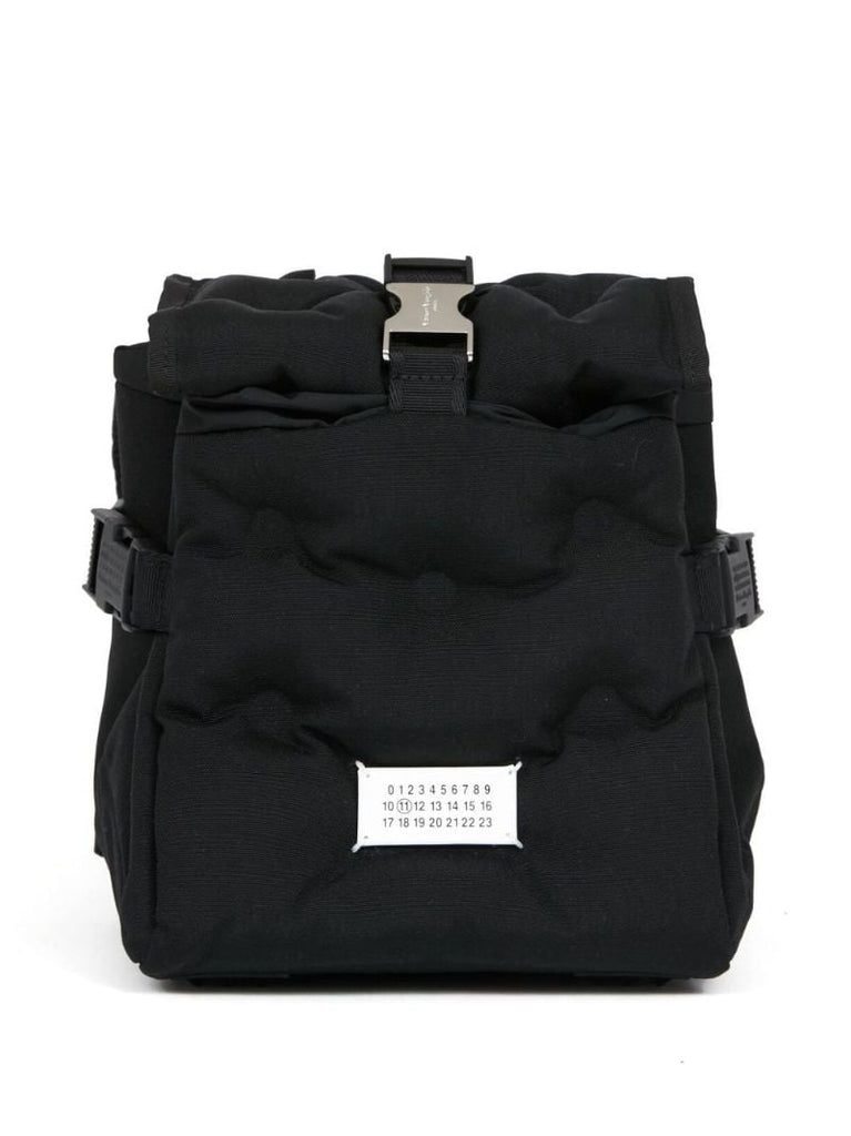 Black Glam Slam Logo-patch Small Backpack