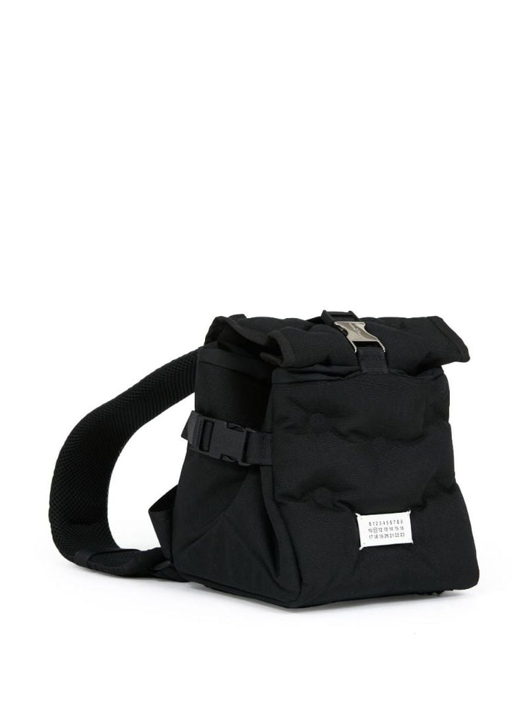 Black Glam Slam Logo-patch Small Backpack